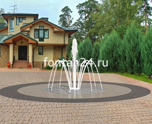 Уличный фонтан "Дуэт малый" ø=2 м