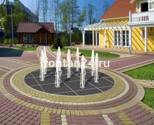 Пешеходный фонтанный комплект "Колесо Фортуны" ø=4 м